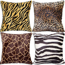 Load image into Gallery viewer, ~Animal Print Decorative Throw Pillows (New)~