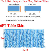 Load image into Gallery viewer, ~Tulle Whimsical Table Skirt (New)~
