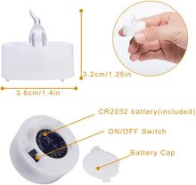 Load image into Gallery viewer, Flameless Flickering Warm White Electric Tea Candles (New!)