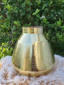 Large Gold Accent Vase