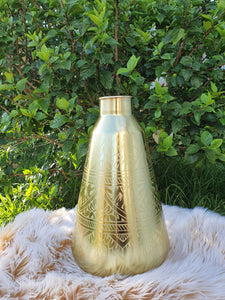 Mid-sized Gold Accent Vase