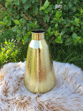 Load image into Gallery viewer, Mid-sized Gold Accent Vase
