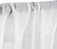 Load image into Gallery viewer, White Chiffon Backdrop Drapes
