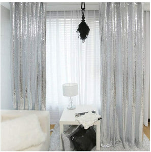 Silver Sequin Panels