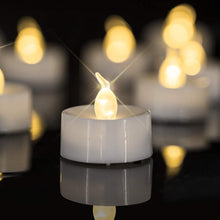 Load image into Gallery viewer, Flameless Flickering Warm White Electric Tea Candles (New!)
